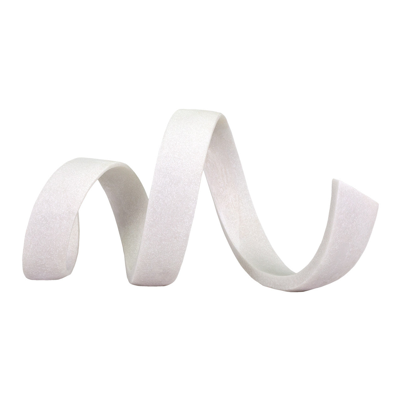 Alon White Quartz Sand Sculpture, 21"l