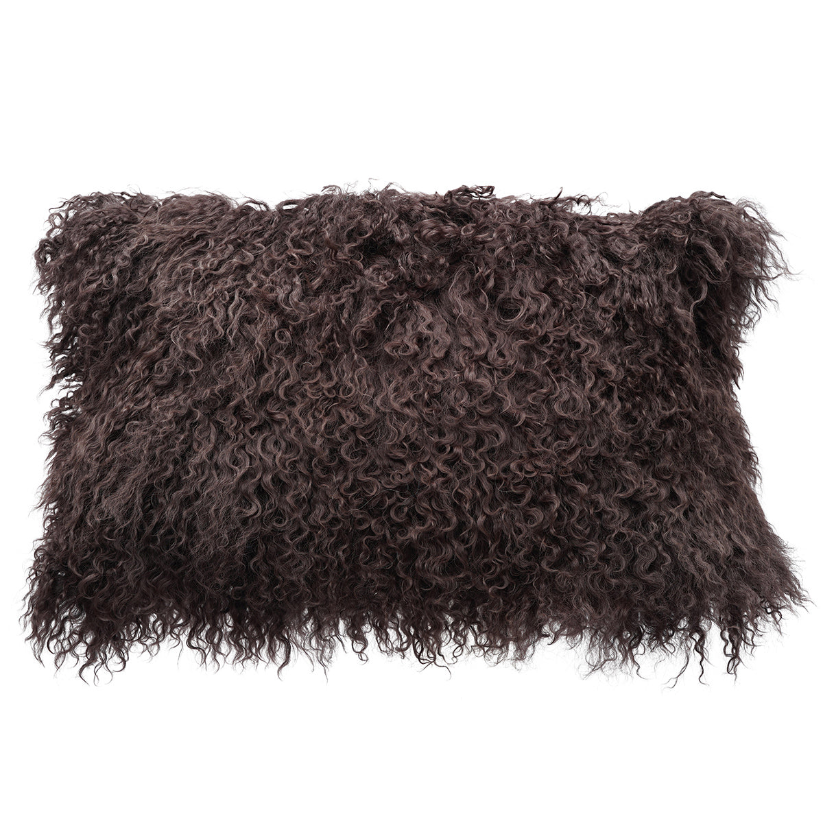 TIBETAN LAMB CHOCOLATE COLOR 12X20