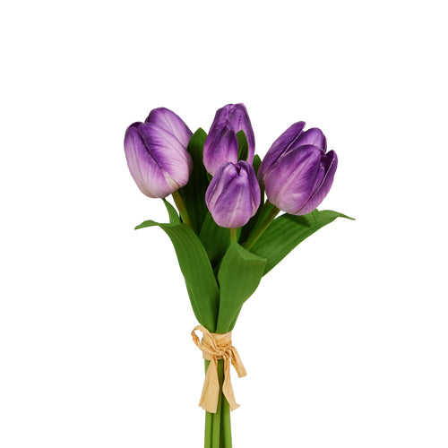 12" Purple Tulip Bundle