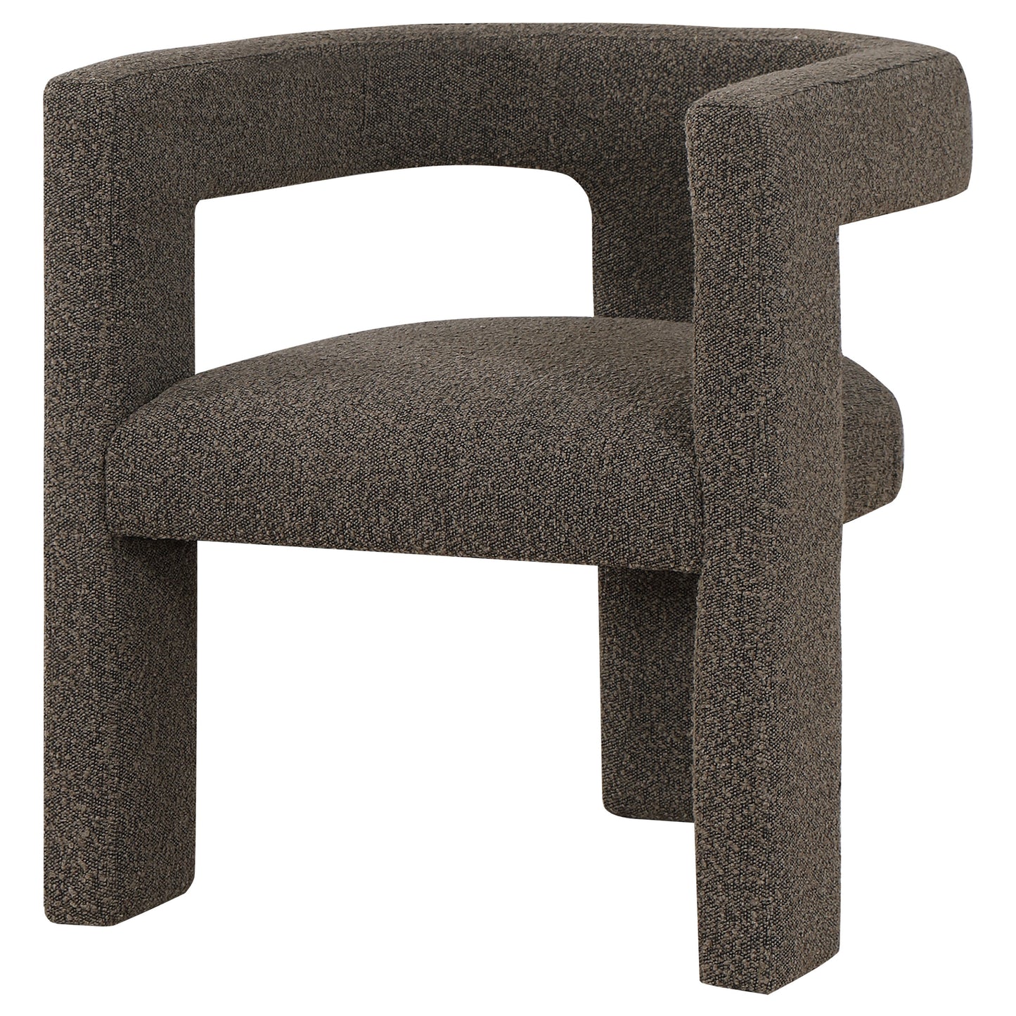 ACCENT CHAIR, CHOCOLATE