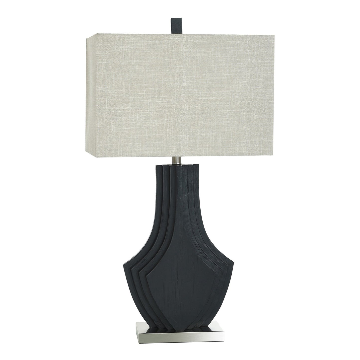 BLACK LAYERED TABLE LAMP