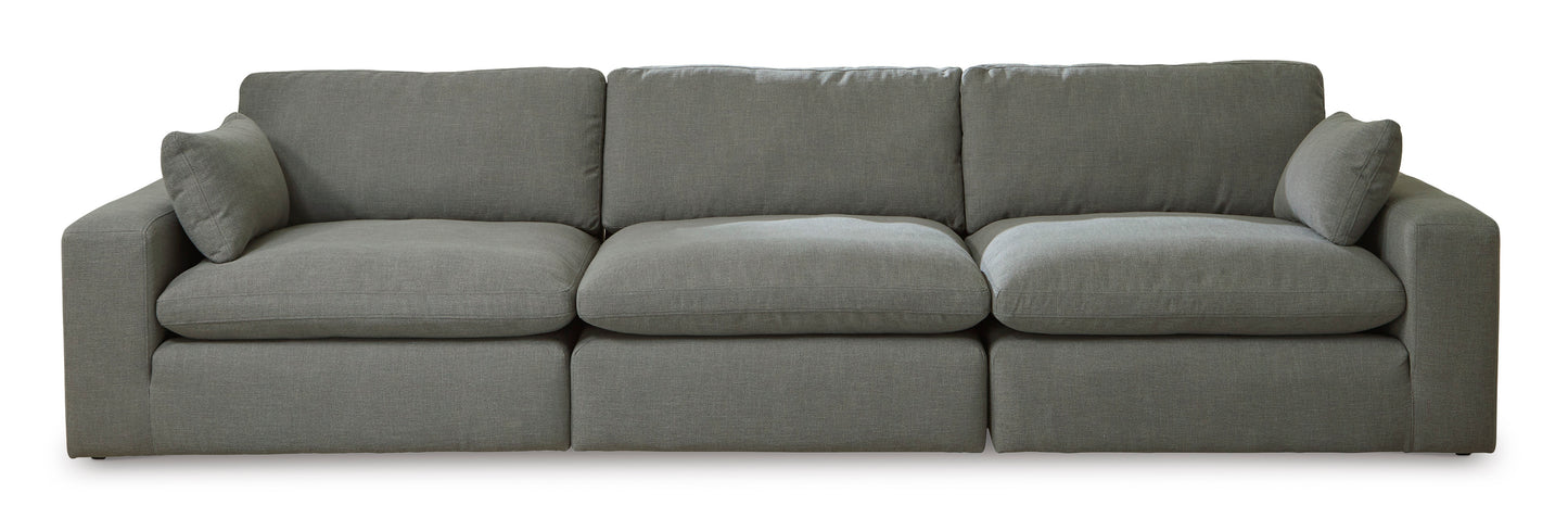 Linen-hued 3-Piece Sectional