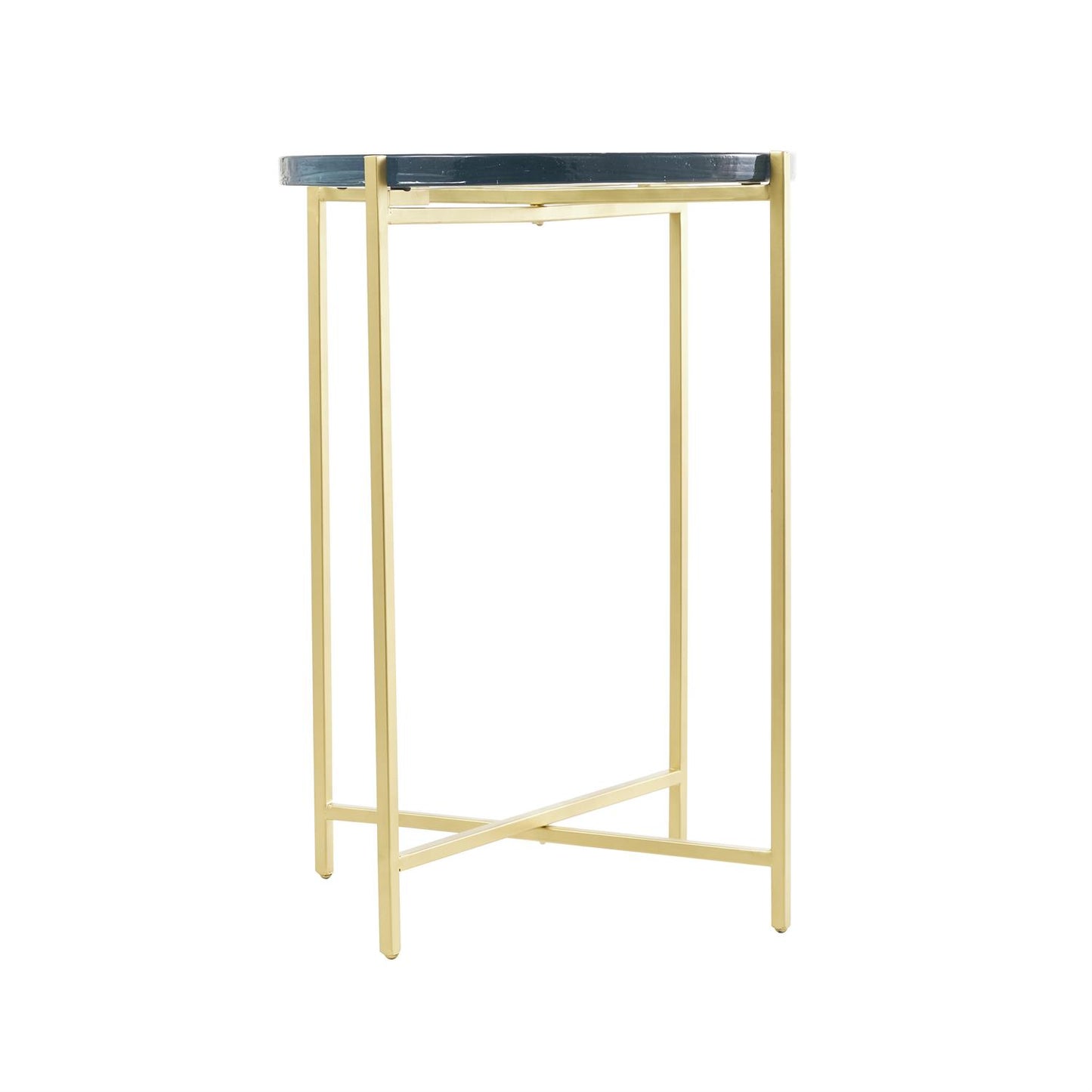 X-SHAPED ACCENT TABLE