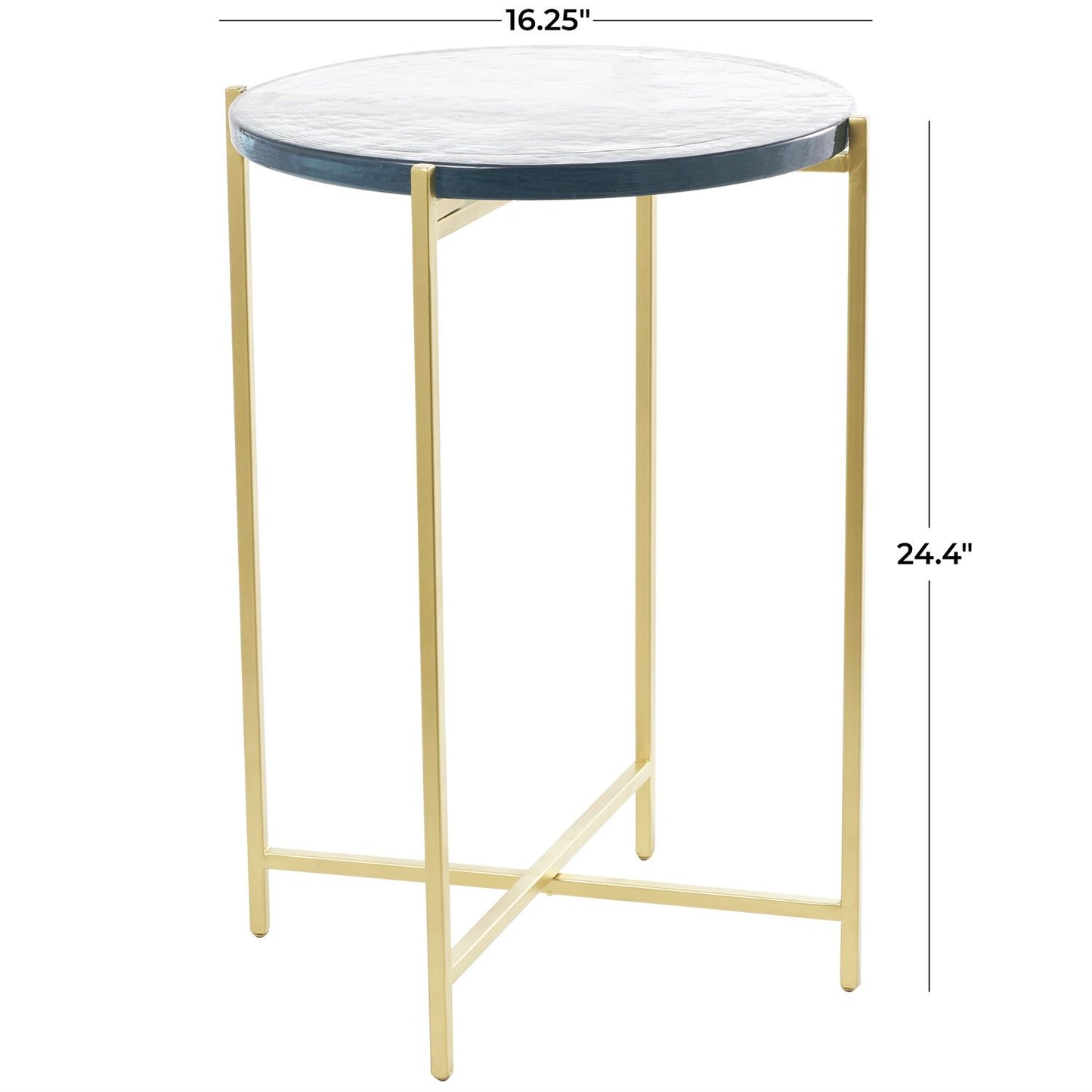 X-SHAPED ACCENT TABLE