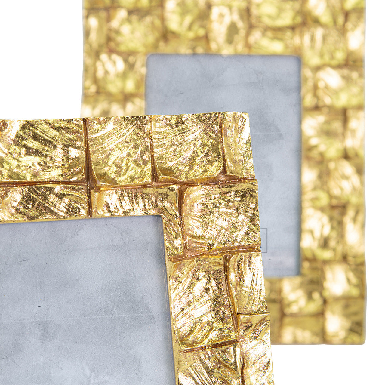 Gold Resin Squares Frame