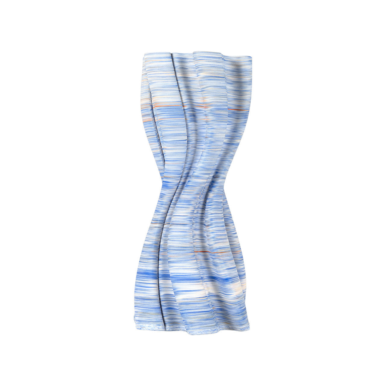 Elm Wavy Tall Porcelain Decorative Table Vase