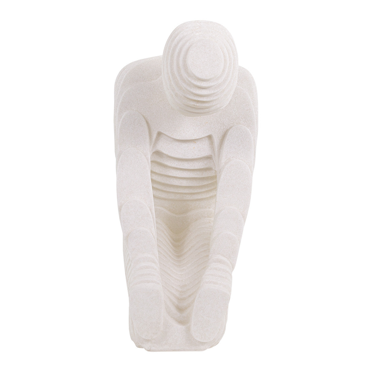 Quartz Sand Kneeling Statue