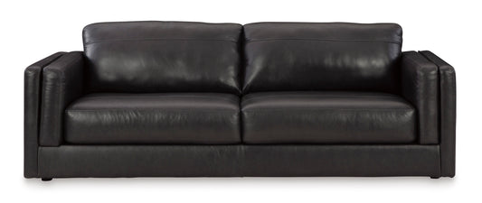 Onyx Leather Sofa