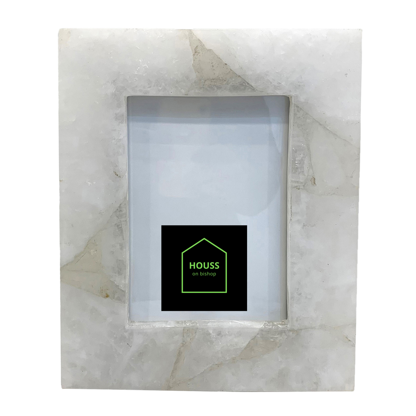 4x6 White Quartz Photo Frame