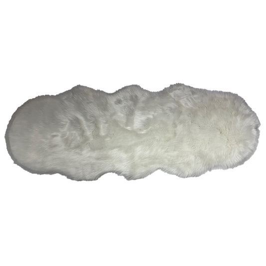 FAUX SHEEP- WHITE 24X63