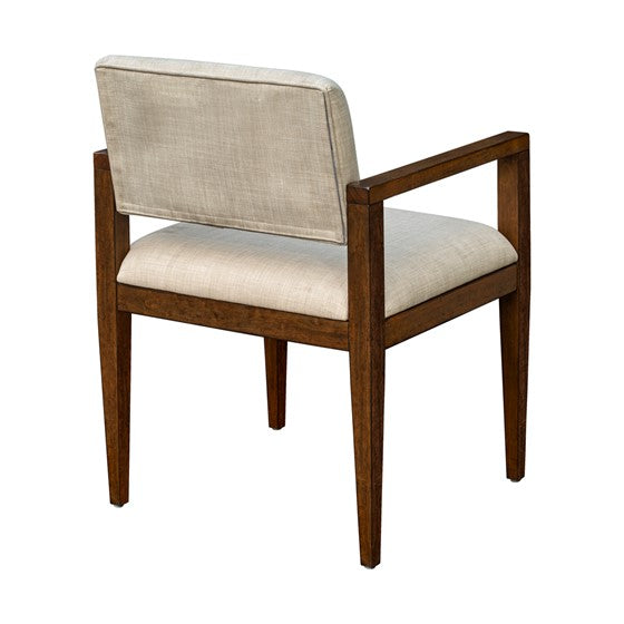 Upholstered Dining Chair with Arms