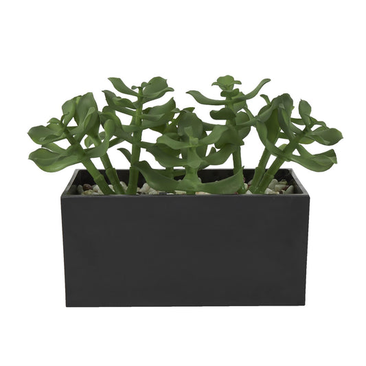 ARTIFICIAL PLANT WITH BLACK MELAMINE POT