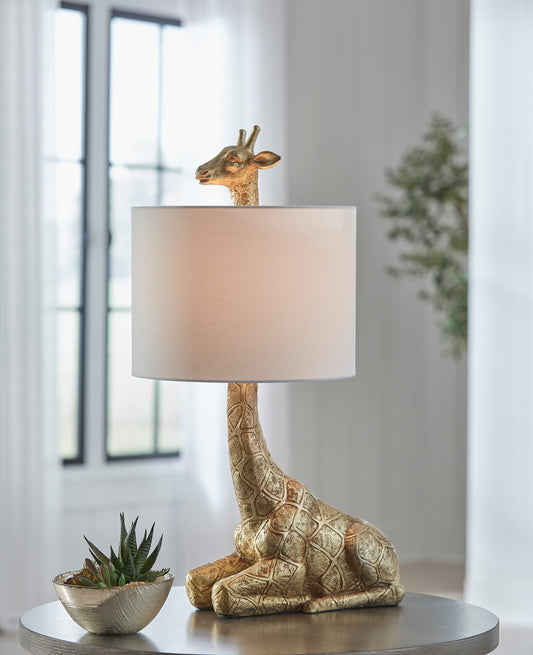 Giraffe Poly Table Lamp