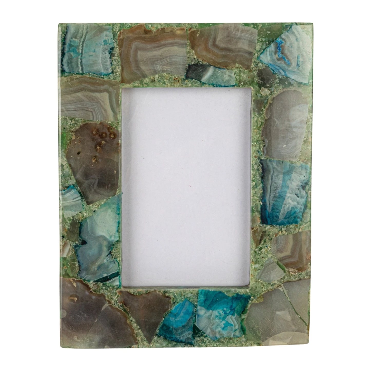 Agate Photo Frame (Holds 4" x 6" Photo)