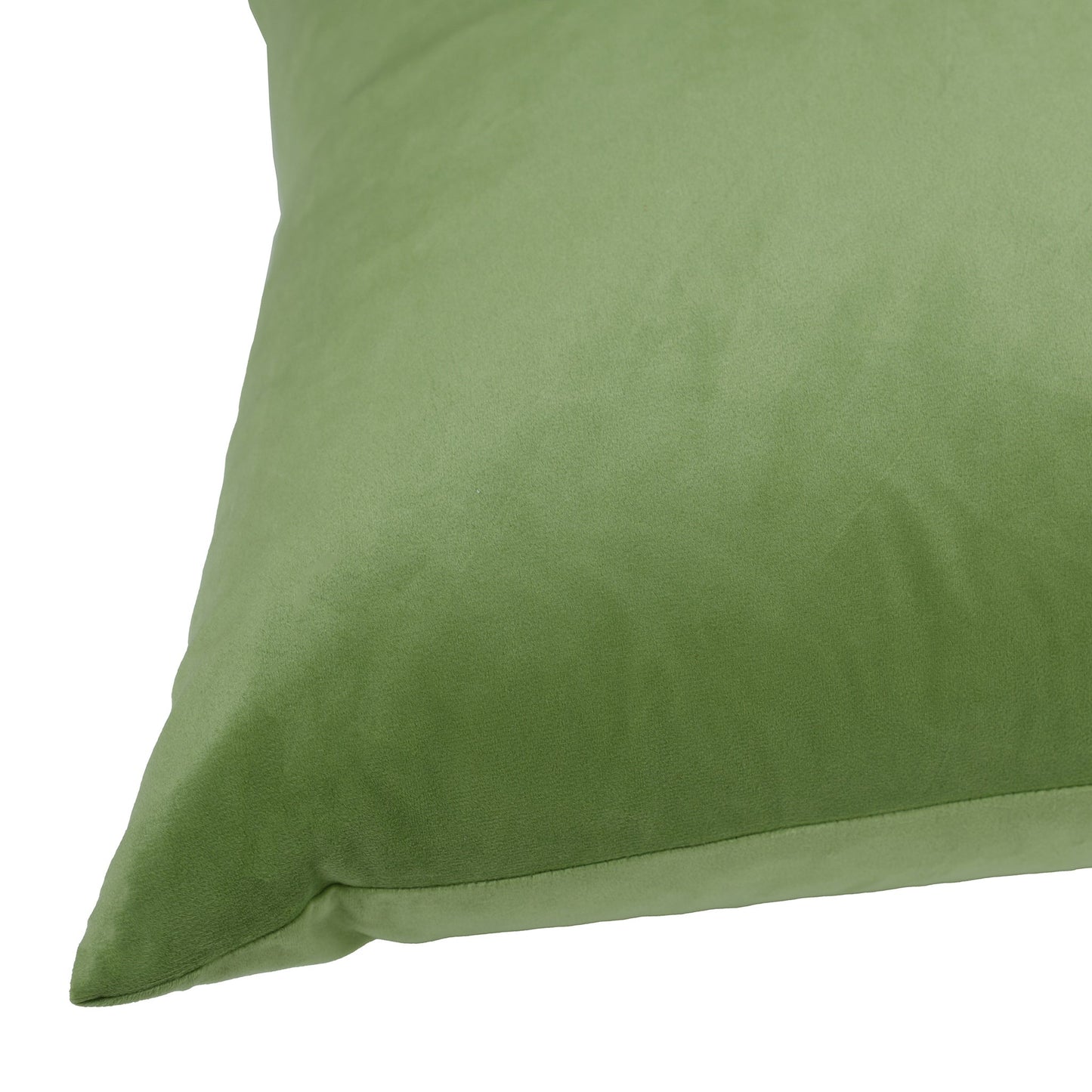 Olive Green Velvet Pillow