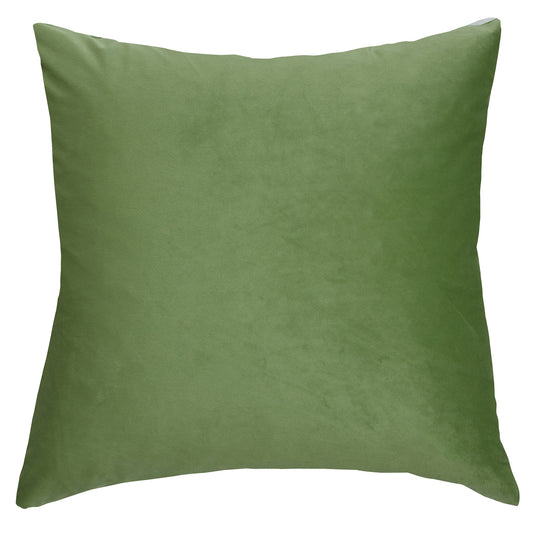 Olive Green Velvet Pillow