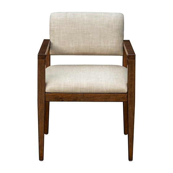 Upholstered Dining Chair with Arms