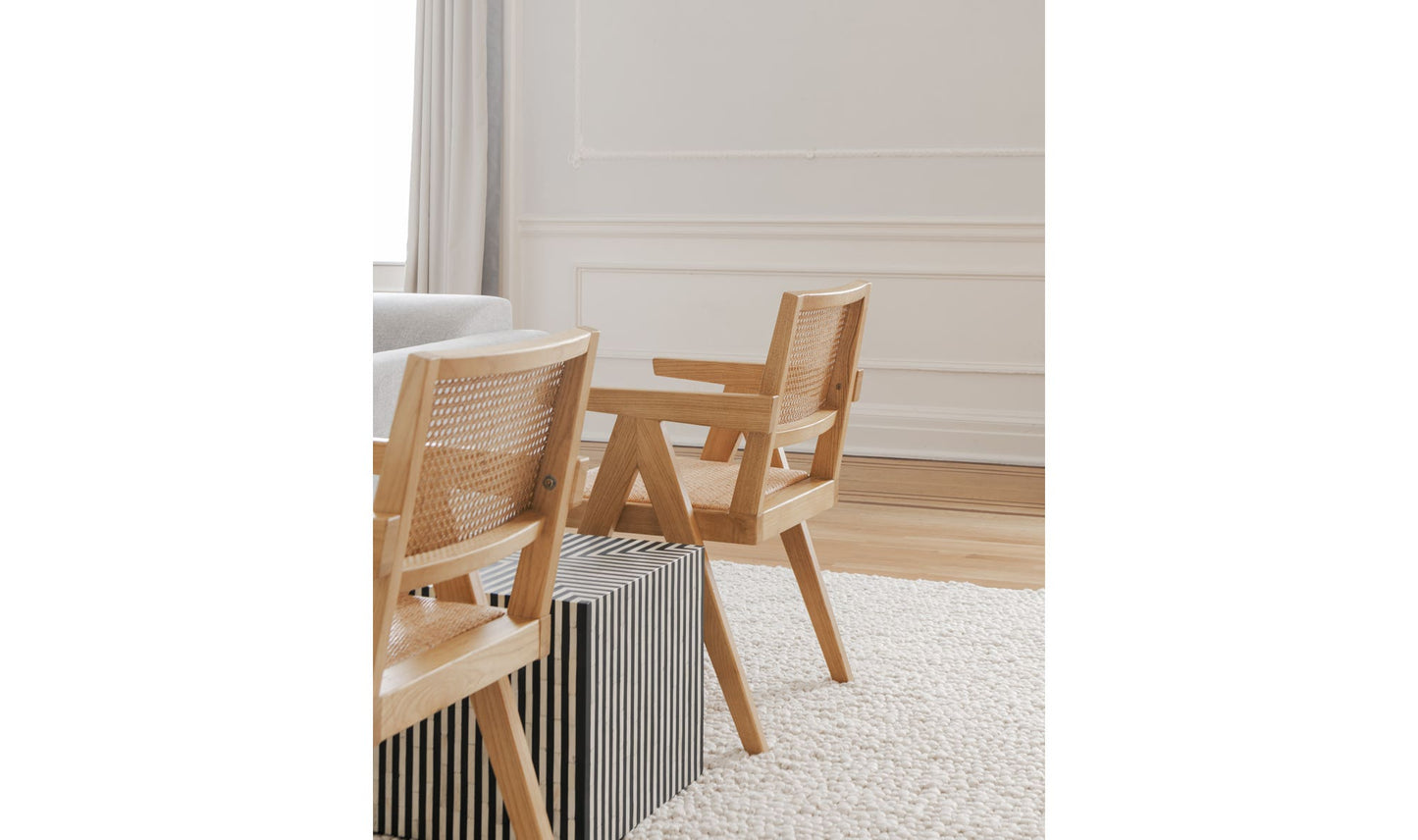 Natural Rattan Dining Chair