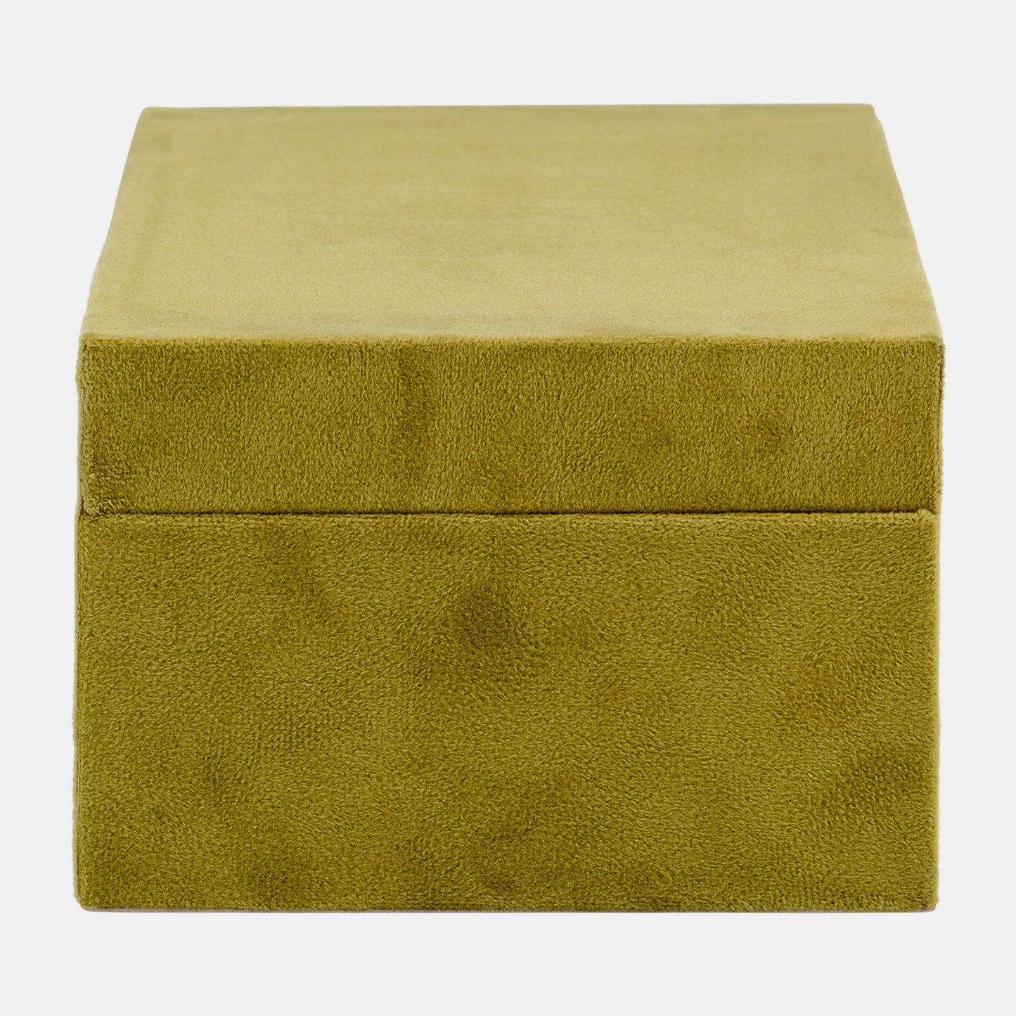 Box W/ Medallion, Olive/gold