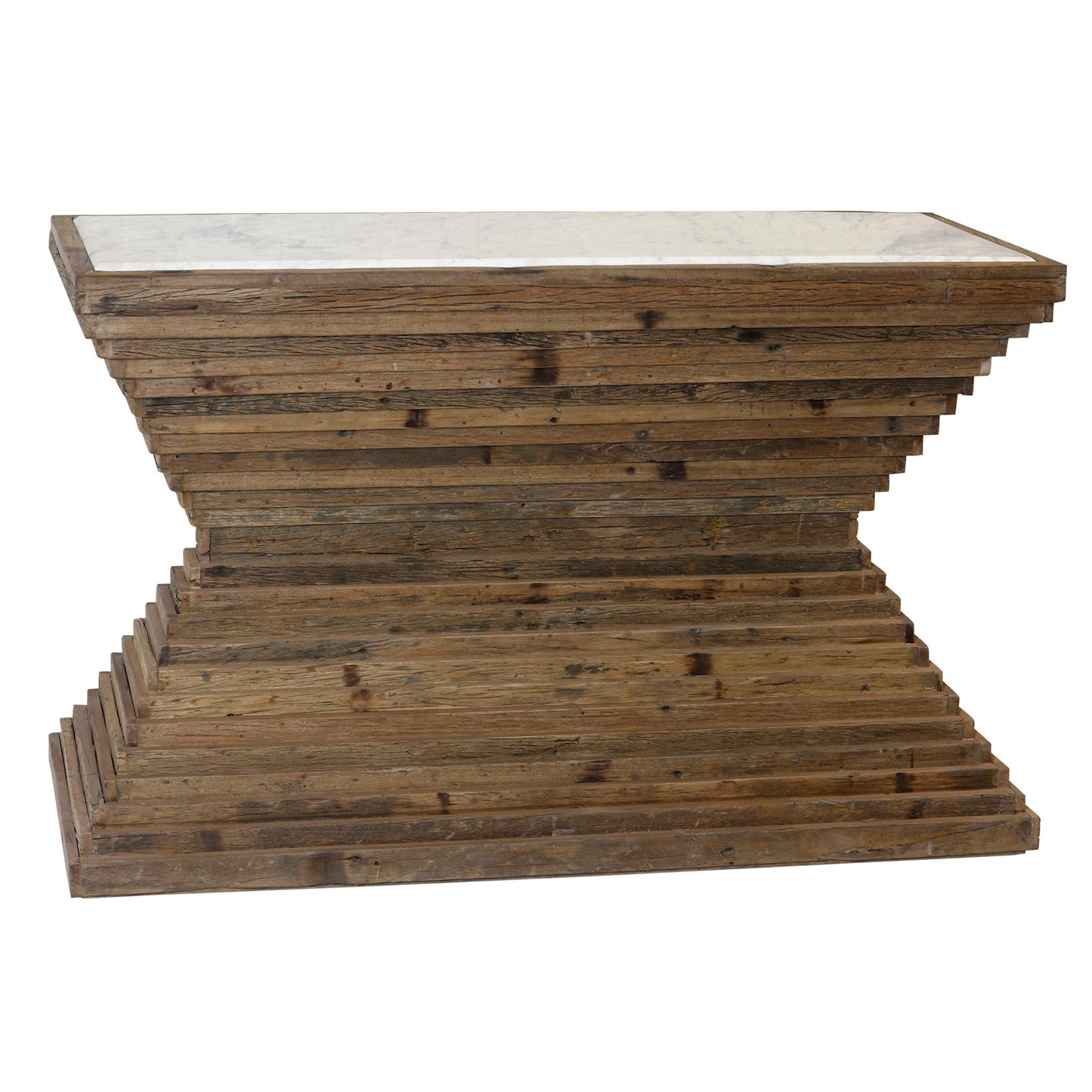 Reclaimed Solid Teak Console 54in X 34in X 18in