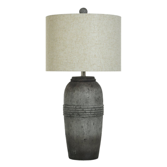 Concrete Gray Table Lamp