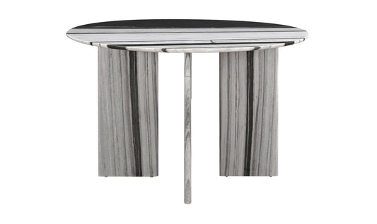 ROUND PANDA MARBLE DINING TABLE