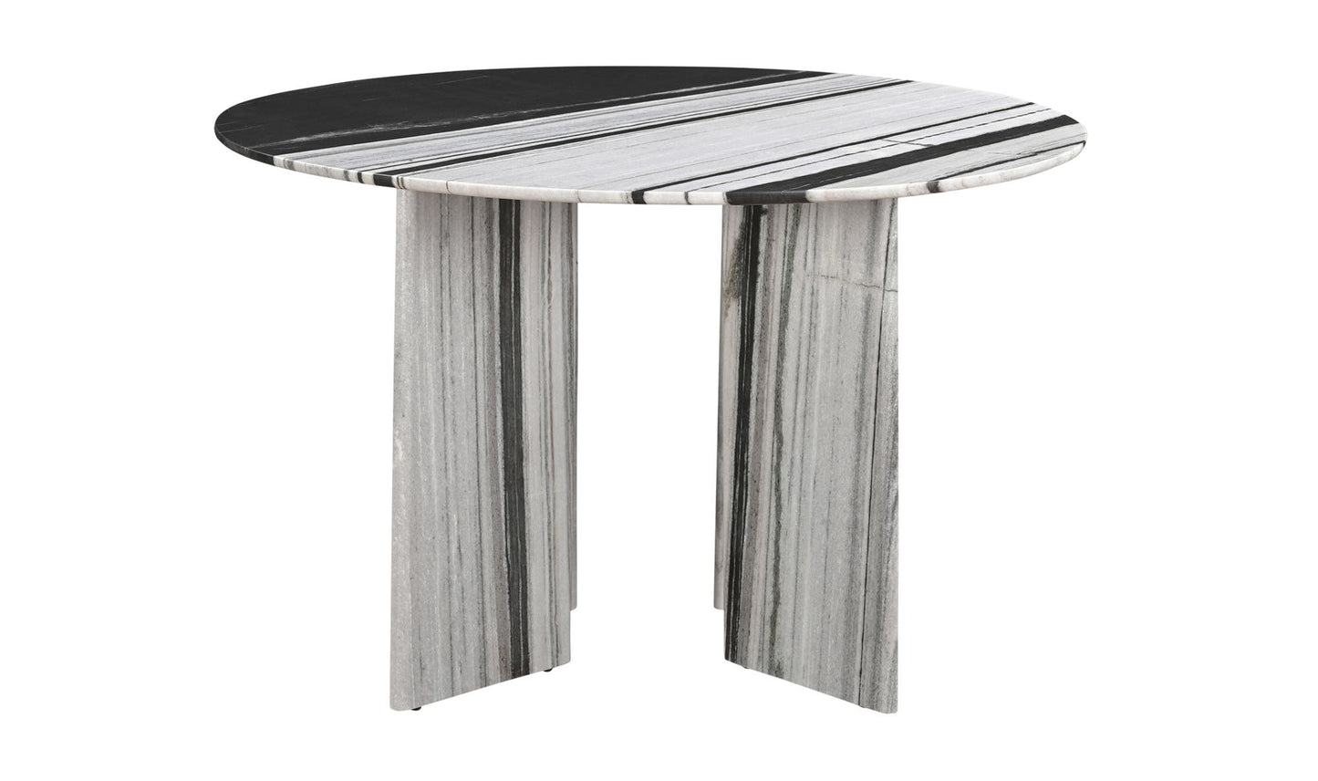 ROUND PANDA MARBLE DINING TABLE