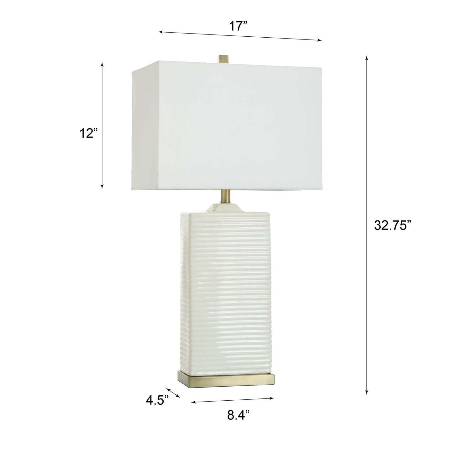 IVORY TABLE LAMP